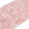 Natural Madagascar Rose Quartz Beads Strands X-G-Q060-E21-02-2