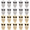 20Pcs 2 Colors Alloy Rhinestone Charms RB-TA0001-38-2