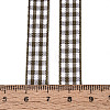 Single Face Plaid Polyester Satin Ribbon SRIB-T009-10C-3