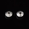 Silver Color Plated Brass Bicone Spacer Beads X-KK-EC008-S-NF-2