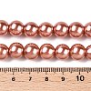 Baking Painted Pearlized Glass Pearl Round Bead Strands HY-Q003-10mm-50-A-2