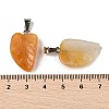 Natural Topaz Jade Pendants G-B127-01P-06-3