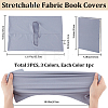 Elastic Fabric Book Covers AJEW-CP0008-68G-2