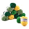 12 Skeins 4 Colors 4-Ply 60%Polyester 40%Acrylic Blended Yarn OCOR-FS0001-07B-1