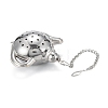 Tarnish Resistant Teapot Shape Tea Infuser AJEW-P091-01P-4