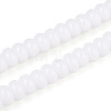 Opaque Spray Painted Glass Beads GLAA-ZX008-8mm-18G-1