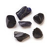 Synthetic Blue Goldstone & Black Obsidian Beads G-L491-04-2