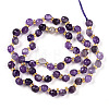 Natural Amethyst Beads Strands G-T141-48-2