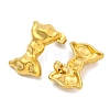 Ion Plating(IP) 304 Stainless Steel Stud Earrings EJEW-H013-28G-2