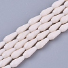 Opaque Solid Color Glass Beads Strands LS-GLAA-T009-001F-1