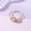 Natural Pearl Finger Rings RJEW-JR00990-1