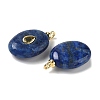 Natural Lapis Lazuli Pendants G-H328-07G-B17-2