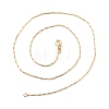 Brass Coreana Chains Necklace for Women NJEW-P265-33G-3