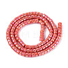 AB Color Plated Opaque Glass Beads Strands GLAA-T026-2x4mm-P18-2