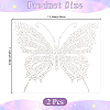 2Pcs Resin Hotfix Rhinestone DIY-CP0013-89A-2