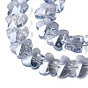 Electroplate Glass Beads Strands EGLA-Q135-04A-A05-3