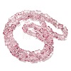 Transparent Glass Beads Strands GL-CBAAE04-01A-4