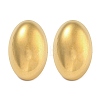 304 Stainless Steel Oval Stud Earrings for Women EJEW-U022-08G-1