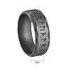 Viking Rune Titanium Steel Finger Rings for Men WGDF4AB-53-2