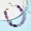 Natural Amethyst Beaded Bracelets for Women BJEW-JB14156-02-2