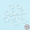 925 Sterling Silver Hoop Earrings STER-P047-13B-S-4