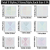 Gorgecraft 3 Sets 3 Style Plastic Tie-Dye Template DIY-GF0008-55-2