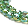 Electroplate Glass Beads X1-EGLA-D030-19K-3