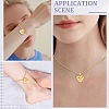 1Pc Stainless Steel Paw Print Heart Urn Ashes Pendant Necklaces NJEW-CN0001-15G-5