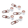 5Pcs 5 Styles Resin Pendant Decorations HJEW-TADJ0001-09-2