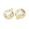 Printed Alloy Pendants AL-CBA7256-16C-G-3