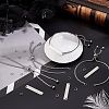 DIY 304 Stainless Steel Slider Bracelets Making Kits DIY-BBC0003-17-4