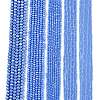 Electroplate Glass Beads Strands EGLA-A044-P4mm-B17-2