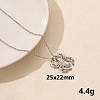 Stainless Steel Insect Spider Pendant Necklace Unisex Jewelry TG2584-9-1