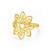 Bohemian Style 304 Stainless Steel Finger Rings for Women FS-WGCEB2E-06-2