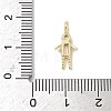 Brass Micro Pave Cubic Zirconia Pendants ZIRC-I356-17G-A04-3