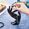 Plastic Ring Display Hand Model RDIS-WH0004-03A-WH-3
