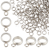 ARRICRAFT 120Pcs 304 Stainless Steel Tube Bails STAS-AR0002-22-1