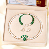 Natural Freshwater Pearl Beaded Necklace & Bracelets & Earrings Sets for Women WGE4EAE-48-1