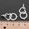 Brass Micro Pave Clear Cubic Zirconia Links Connectors ZIRC-L076-035S-3