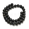 Natural Black Labradorite Beads Strands G-L642-B15-10mm-3