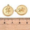 304 Stainless Steel Pendants STAS-P432-01D-G-3