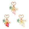 Acrylic & Alloy Pendant Decorations HJEW-YW00491-01-2