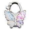 Glitter Butterfly Zinc Alloy Crystal Rhinestone Bag Hanger BAGH-F001-A24-1