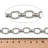 304 Stainless Steel Twist Oval Link Chains CHS-Z007-10P-02-2