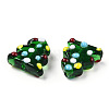 Christmas Themed Handmade Lampwork Beads XMAS-PW0001-213F-3