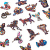 Craftdady 17Pcs 17 Style Alloy Enamel Pendants ENAM-CD0001-14-3