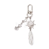 Natural Quartz Crystal Pendant Decorations HJEW-JM03020-02-2