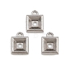 304 Stainless Steel Charm Rhinestone Settings SA-CBAC865-07E-P-1