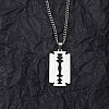 Non-Tarnish 201 Stainless Steel Pendant Necklaces for Man NJEW-Q336-02C-P-1