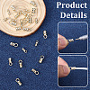 30Pcs 3 Styles Brass Cord Ends KK-BBC0026-08G-6